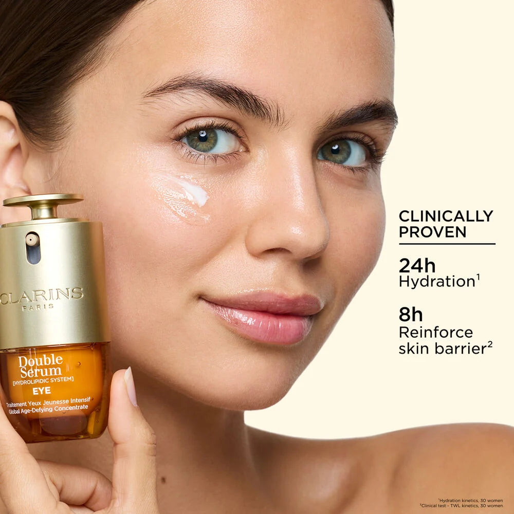 DOUBLE SERUM® Eye Brightening + Depuffing Anti-Aging Concentrate
