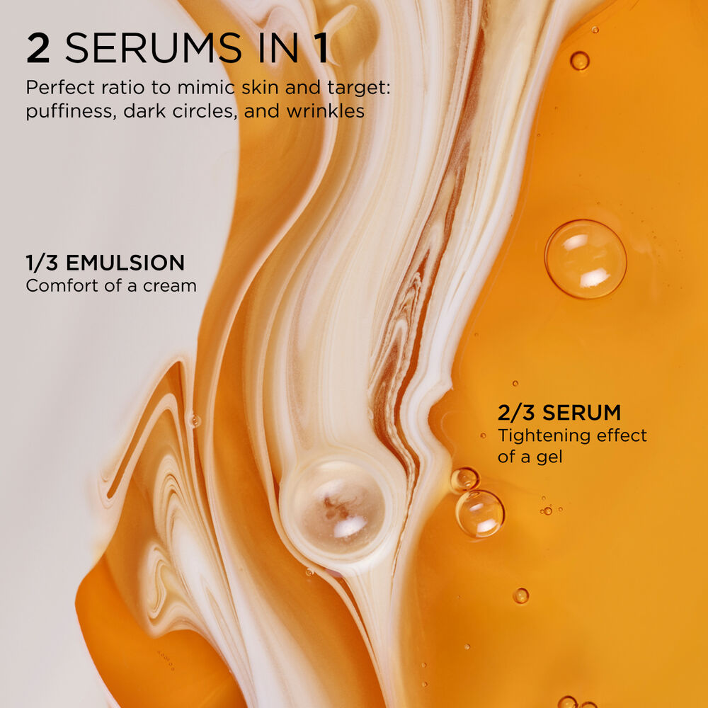 DOUBLE SERUM® Eye Brightening + Depuffing Anti-Aging Concentrate
